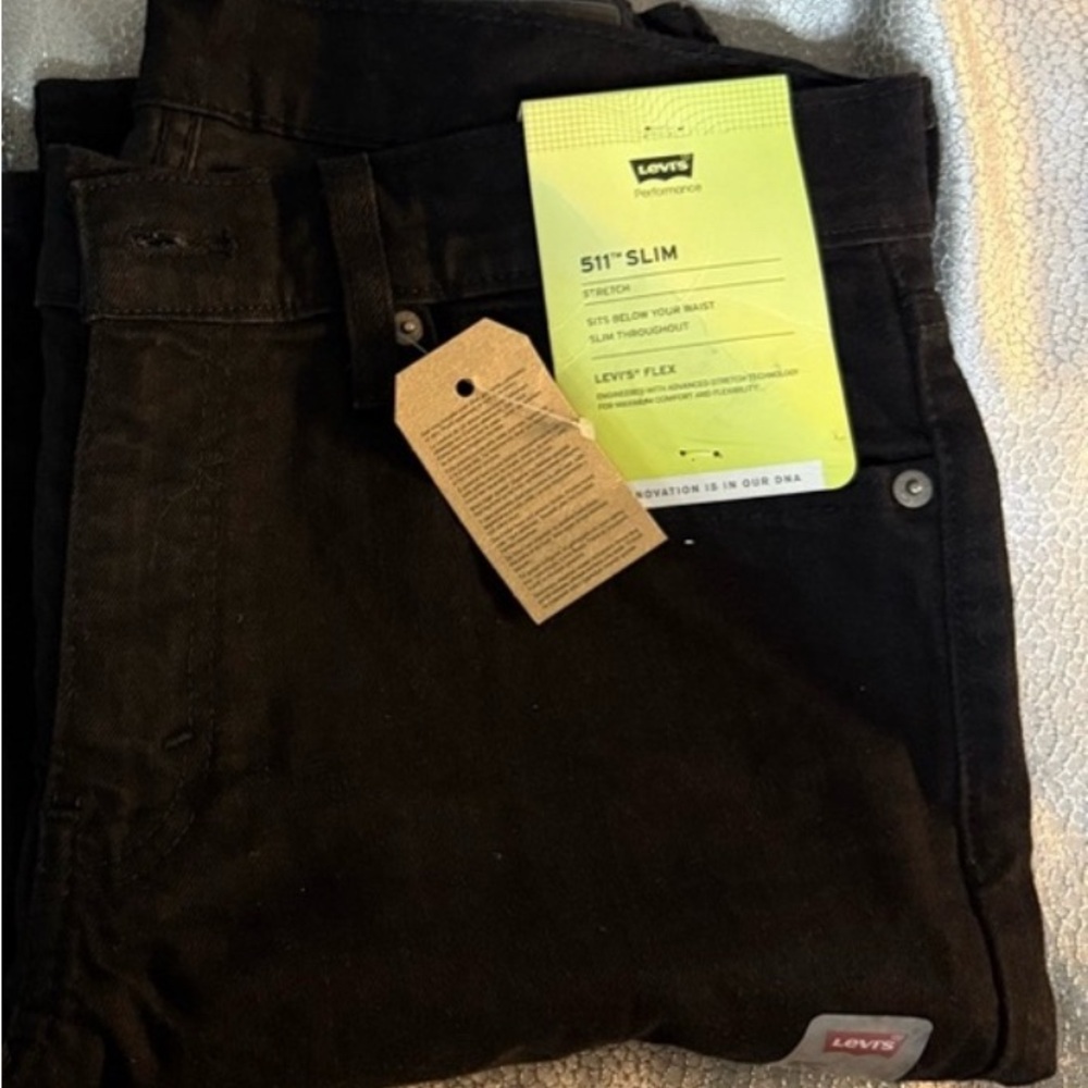 Levi's Men's Black Slim Jeans
